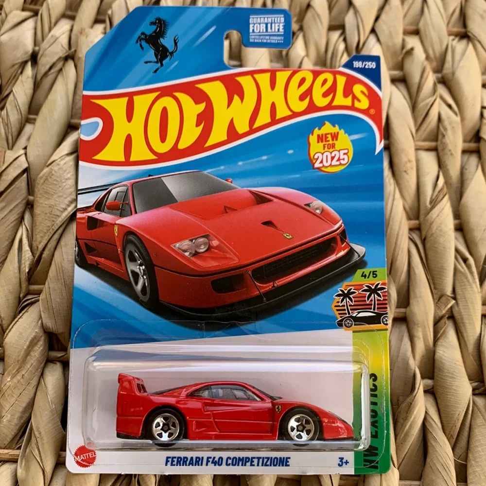 Hot Wheels Ferrari F40 Competizione Red Car Mattel HW Exotics 2025 New Hotwheels